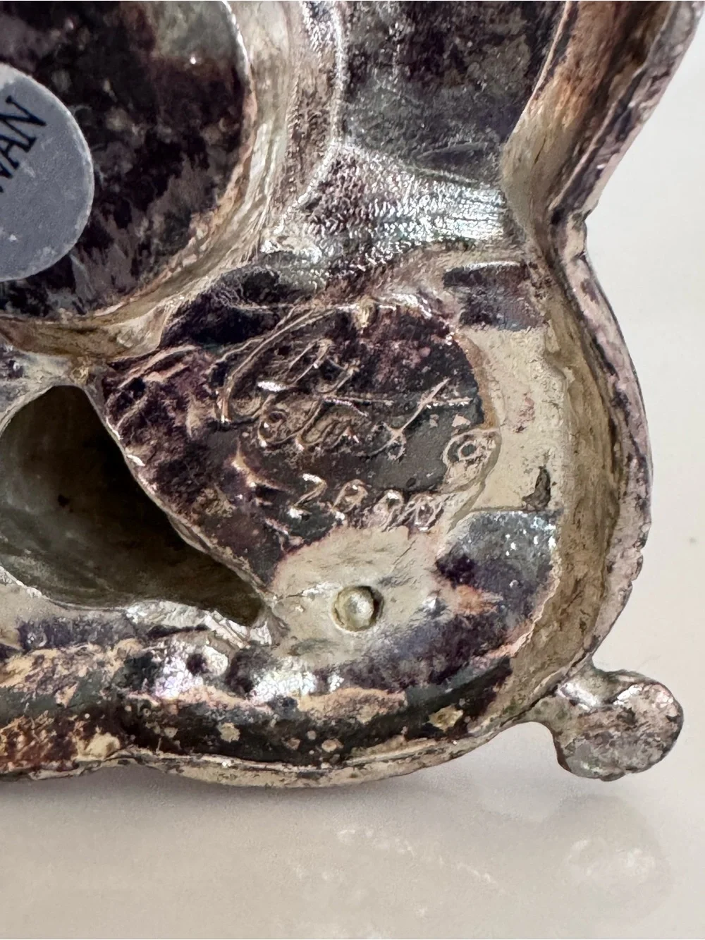 Vintage Silverplate Adorable Kitten Cat Salt Pepper Shaker Candle Holder Heavy
